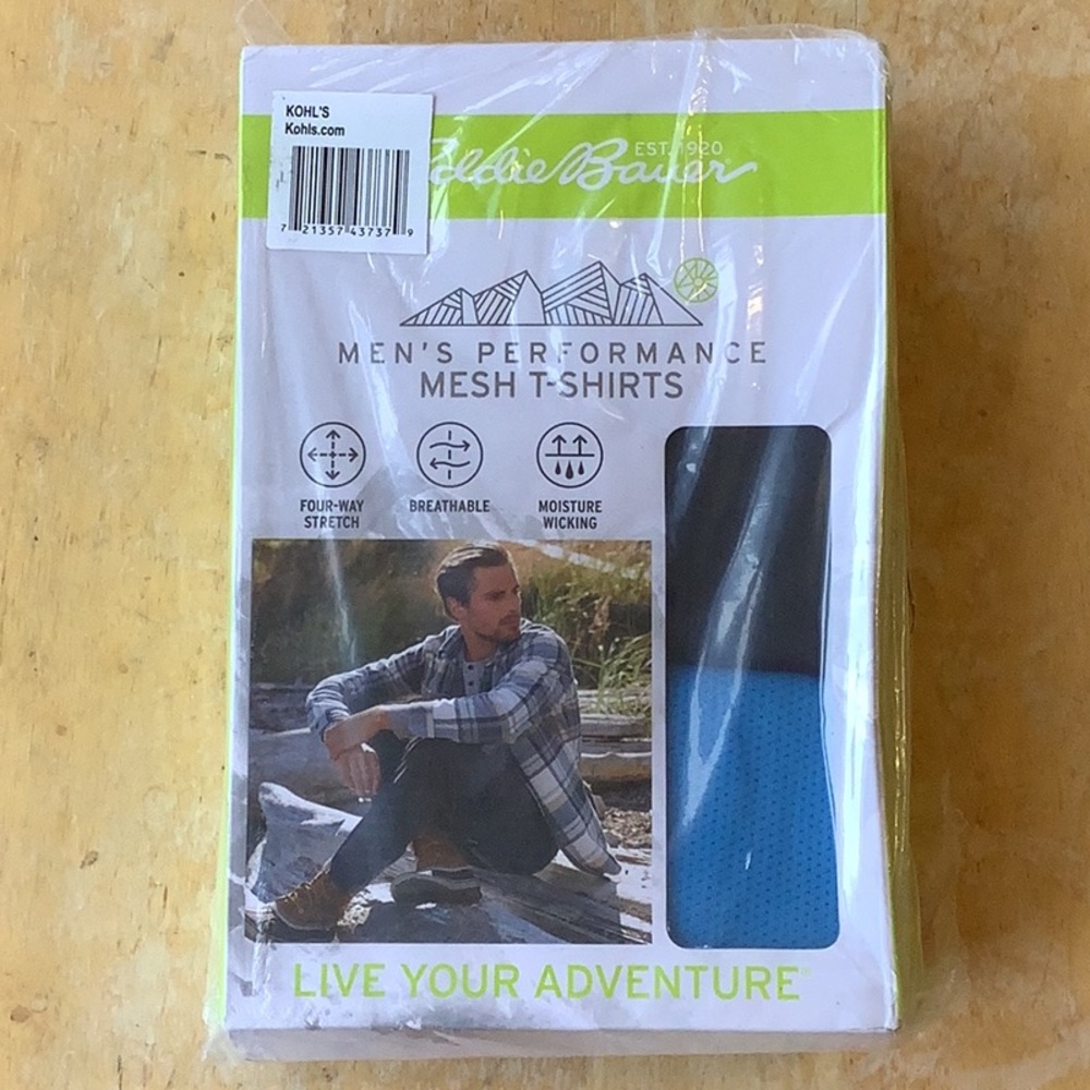Eddie Bauer 2 pack Performance Mesh T-Shirts - LG
